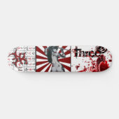 "Three3Three" Blood Script Deck Persoonlijk Skateboard (Horizontaal)