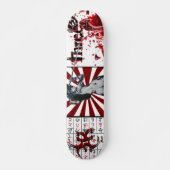 "Three3Three" Blood Script Deck Persoonlijk Skateboard (Voorkant)