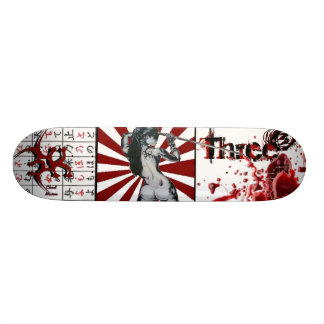 "Three3Three" Blood Script Deck Persoonlijk Skateboard