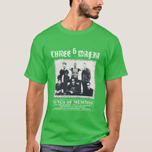 Three 6 Mafia grappig T-shirt (Voorkant)