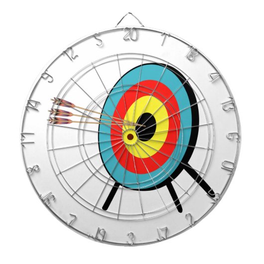 Three Arrow Bullseye Dartbord (Voorkant)
