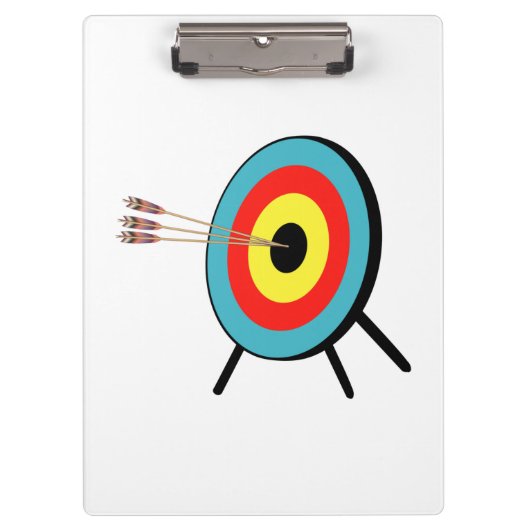 Three Arrow Bullseye Klembord (Voorkant)