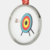 Three Arrow Bullseye Metalen Ornament (Links)