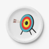 Three Arrow Bullseye Papieren Bordje (Voorkant)
