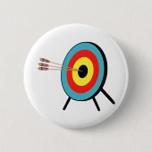 Three Arrow Bullseye Ronde Button 5,7 Cm (Voorkant)