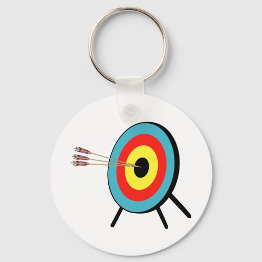 Three Arrow Bullseye Sleutelhanger (Voorkant)