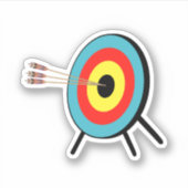 Three Arrow Bullseye Sticker (Voorkant)