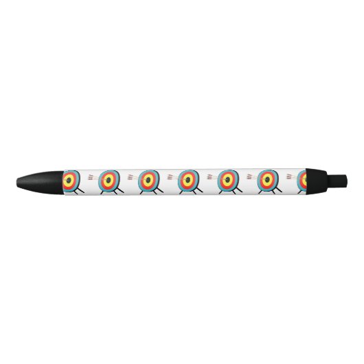 Three Arrow Bullseye Zwarte Inkt Pen (Voorkant)