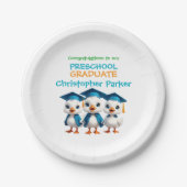 Three Baby Geese Graduation Party Papieren Bordje (Voorkant)