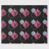 Three Ball Xmas Paper Cadeaupapier (Vlak)