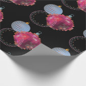 Three Ball Xmas Paper Cadeaupapier (Hoek)