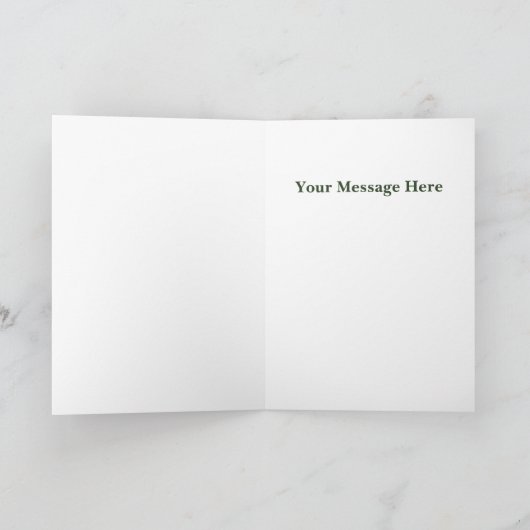 Three Bears Forest Christmas Kaart (Binnen)