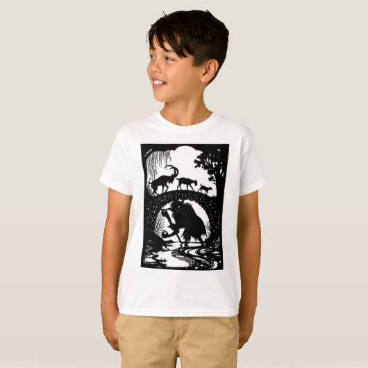 Three Billy Goats Gruff T-Shirt (Voorkant volledig)