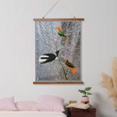 Three Birds Hangend Wandkleed (Slaapkamer)