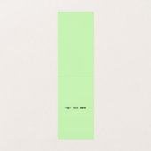 Three Black Cat Musician Bladmuziek Groen Visitekaartje (Binnenkant ongevouwen)