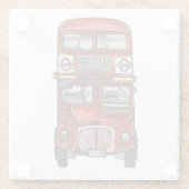 Three Buses Glazen Onderzetter (Achterkant)