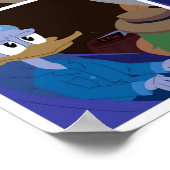 Three caballeros comic poster (Hoek)