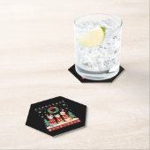 Three Cat Funny Christmas Cat Ugly Xmas Sweater Me Kartonnen Onderzetters (Insitu)