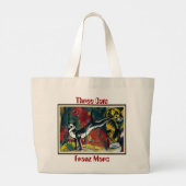 Three Cats by Franz Marc - Canvas Canvas tas (Achterkant)