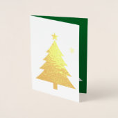 Three Cats Photos, Personalized Christmas Folie Kaarten (Voorkant)