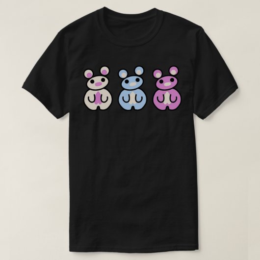 Three Chibis CHUMMY T-shirt (Design voorkant)