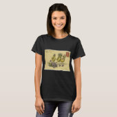 Three Chicks, Parijs Frankrijk T-shirt (Voorkant volledig)