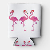 Three Christmas Flamingos Blikjeskoeler (Voorkant)