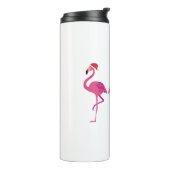 Three Christmas Flamingos Thermosbeker (Gedraaid links)
