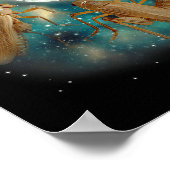 Three Cricket Moon 3 Insect Huilende Meme Magie Vl Poster (Hoek)
