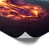 Three Cross Art Poster (Hoek)