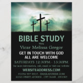 Three Crosses, Christian Bible Class Advertising Flyer (Voorkant)