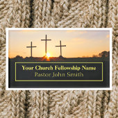 Three Crosses Sunrise Kerk Pastor Naambadge
