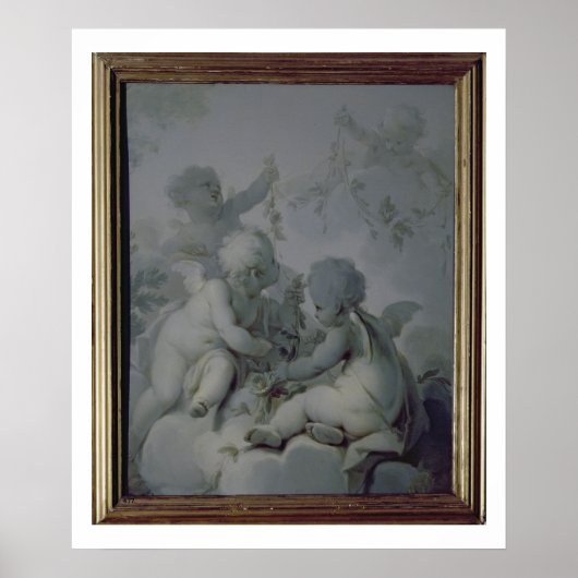 Three Cupids, c.1775 Poster (Voorkant)