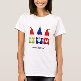 Three Cute Gnomes T-Shirt