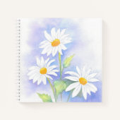 "Three Daisies" Waterverf Notitieboek (Voorkant)