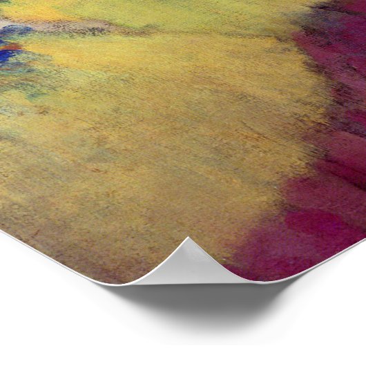 Three Dancers in Yellow Skirts by Degas Poster (Hoek)