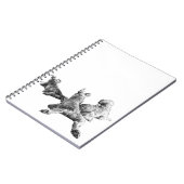 Three Dogs Notebook – Peaceful Back View Portrait Notitieboek (Linkerzijde)