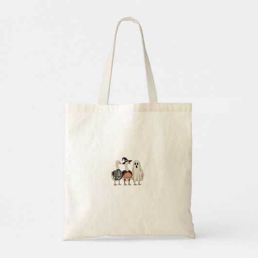 Three Ducks Halloween Coffee Mug Tote Bag (Achterkant)