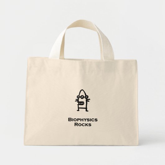 Three Eye Bot Biofysica Rocks Mini Tote Bag (Voorkant)