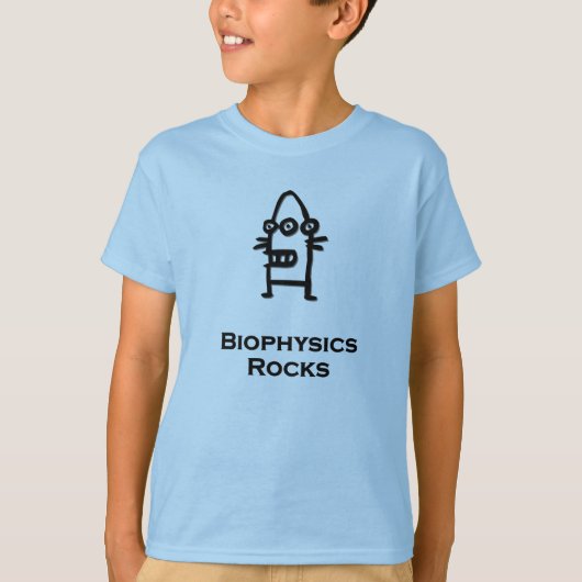 Three Eye Bot Biofysica Rocks T-shirt (Voorkant)