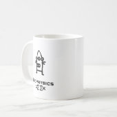 Three Eye Bot Biophysics Geek Koffiemok (Voorkant links)