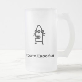 Three Eye Bot Cogito Ergo Sum zwart Matglas Bierpul