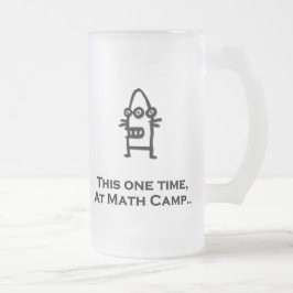 Three Eye Bot deze ene keer in Wiskunde Camp Matglas Bierpul