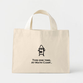 Three Eye Bot deze ene keer in Wiskunde Camp Mini Tote Bag