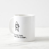 Three Eye Bot deze ene keer op Computer Camp Koffiemok (Voorkant links)