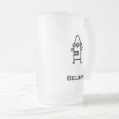 Three Eye Bot geloven Matglas Bierpul (Voorkant rechts)