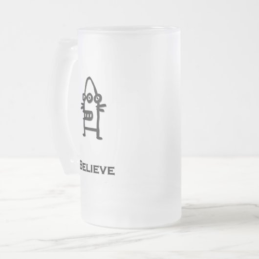 Three Eye Bot geloven Matglas Bierpul (Voorkant links)