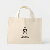 Three Eye Bot helemaal Geweldige Mini Tote Bag (Voorkant)
