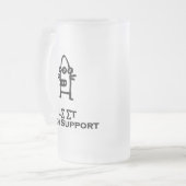 Three Eye Bot Let technische ondersteuning Matglas Bierpul (Voorkant links)