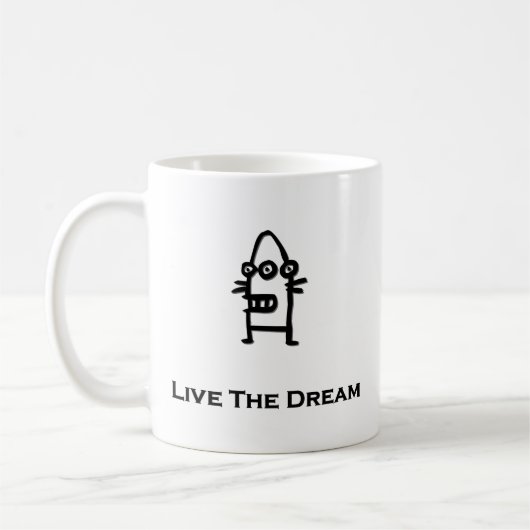 Three Eye Bot Live The Dream Koffiemok (Links)